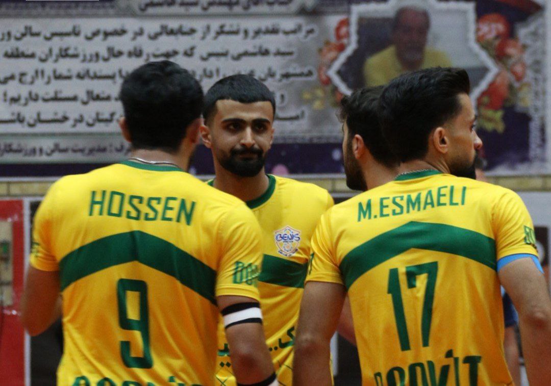 لیگ دسته یک والیبال,بنیس شبستر,مقاومت شهرداری تبریز,مس سونگون,