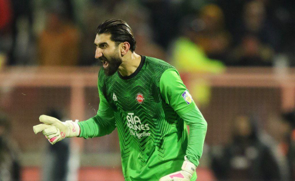 علیرضا بیرانوند,تراکتور,جام حذفی فوتبال ایران,