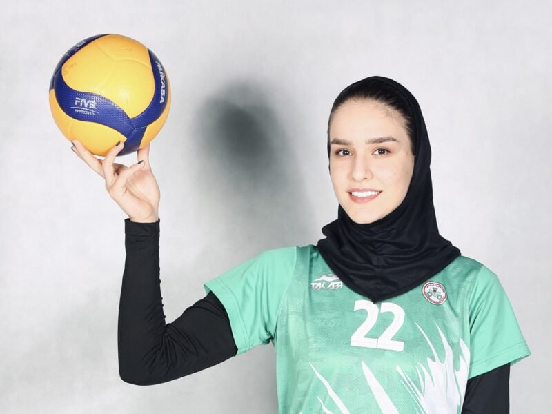 اکرم قهرمانی,مریم مطلبی ,پدیده بلوری‌زاده,شقایق حسن‌خانی,تیم ملی والیبال جوانان بانوان,